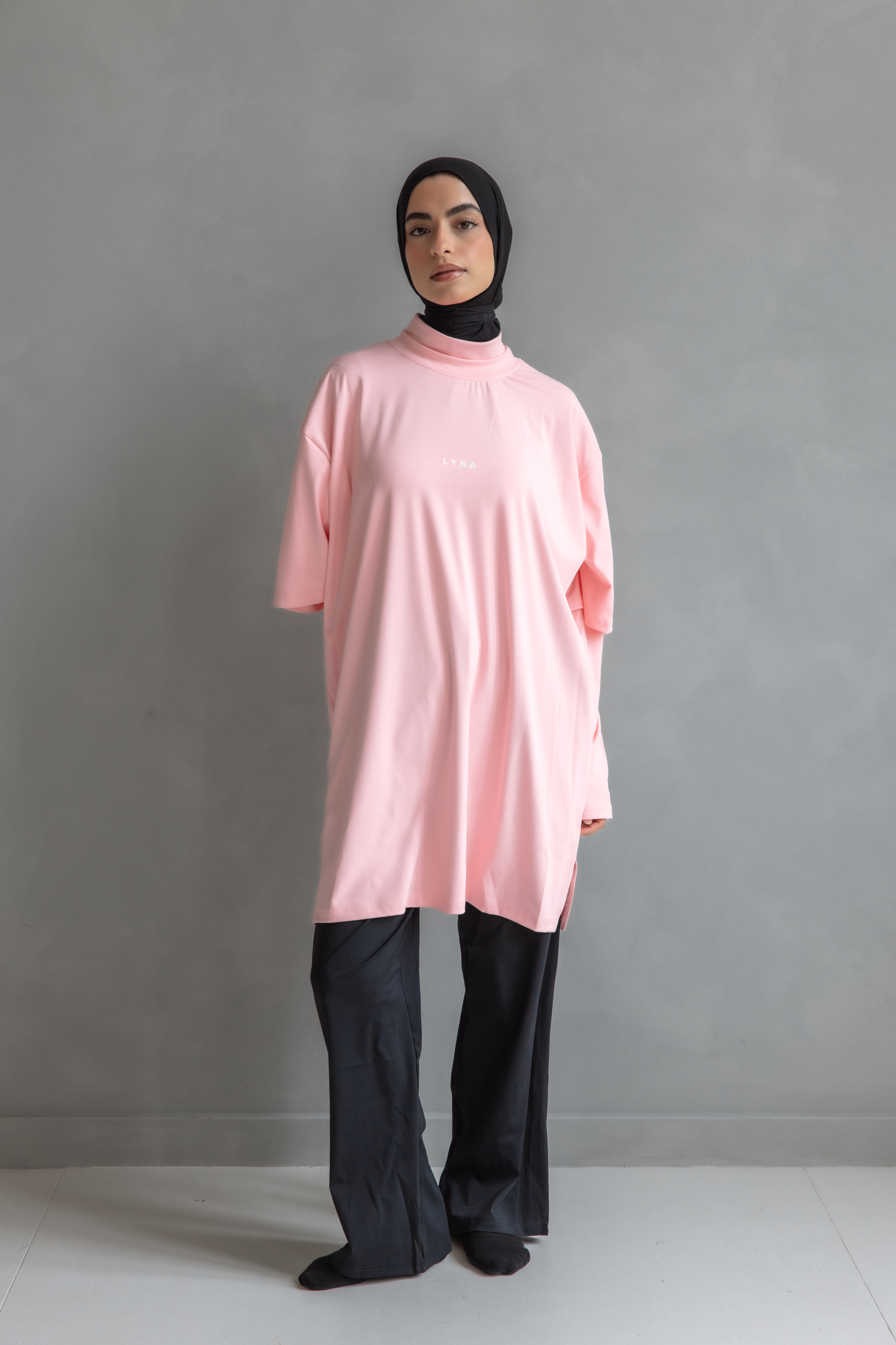 Full Set (Core Coverage Tee Pink + Bottom)