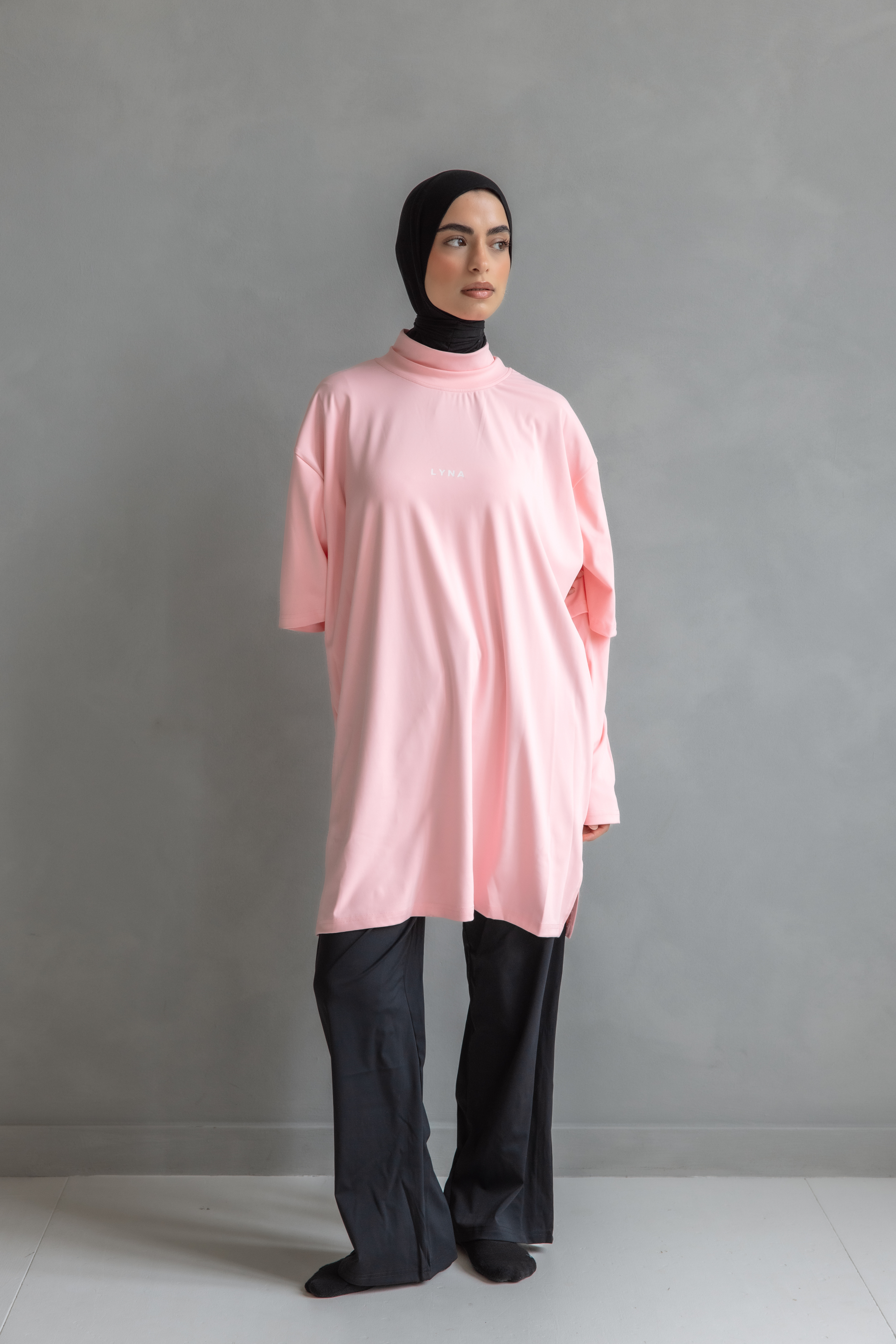 Full Set (Core Coverage Tee Pink + Bottom)