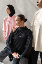 LYNA Core Coverage Tee – Black