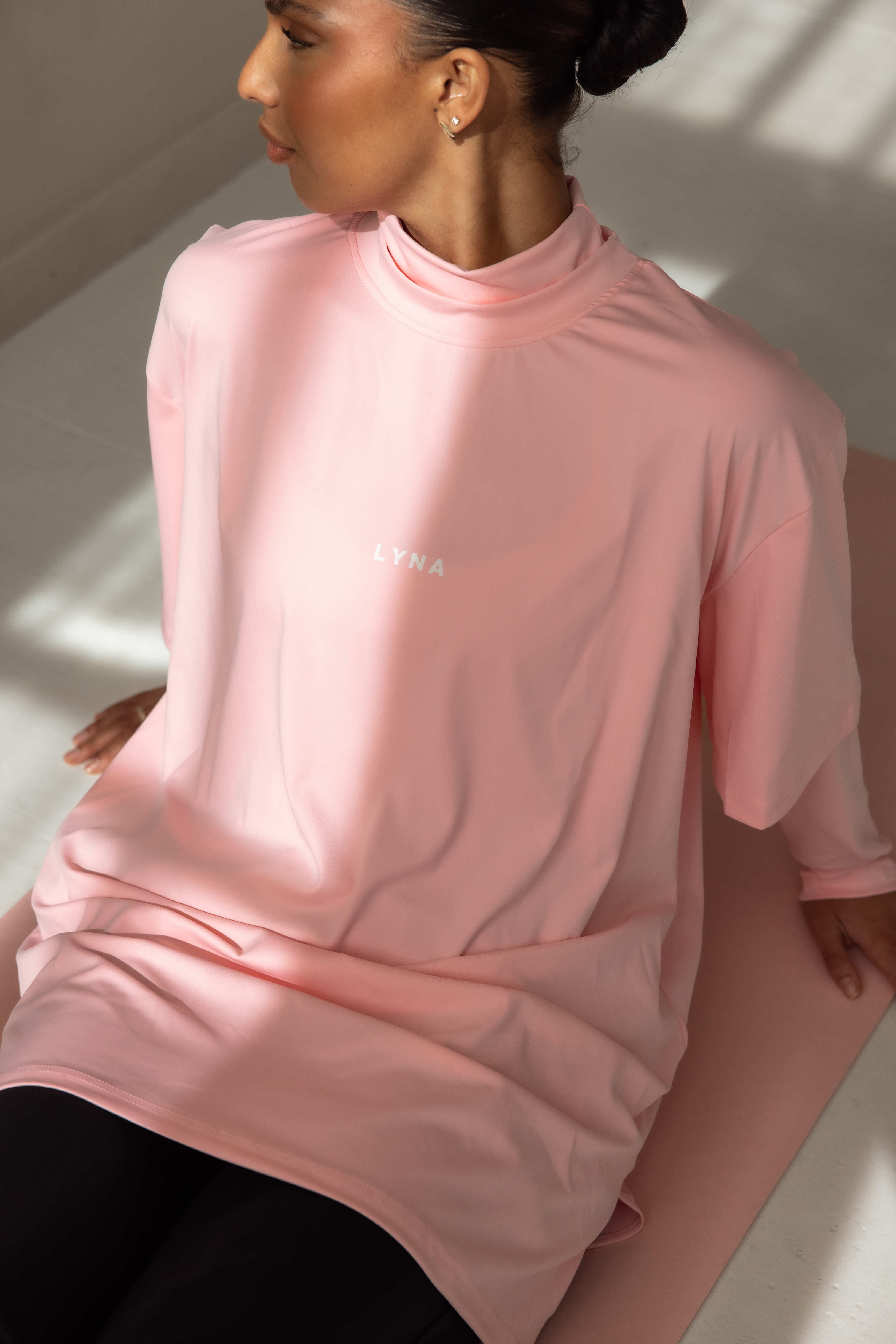 Full Set (Core Coverage Tee Pink + Bottom)
