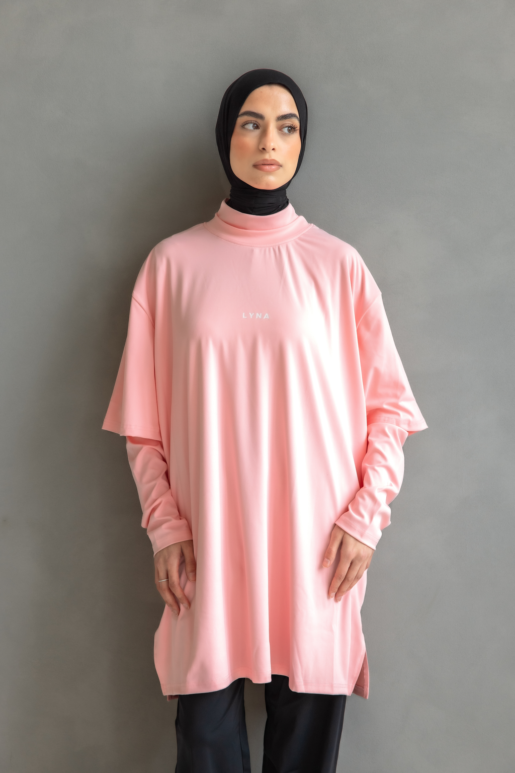 LYNA Core Coverage Tee - Pink