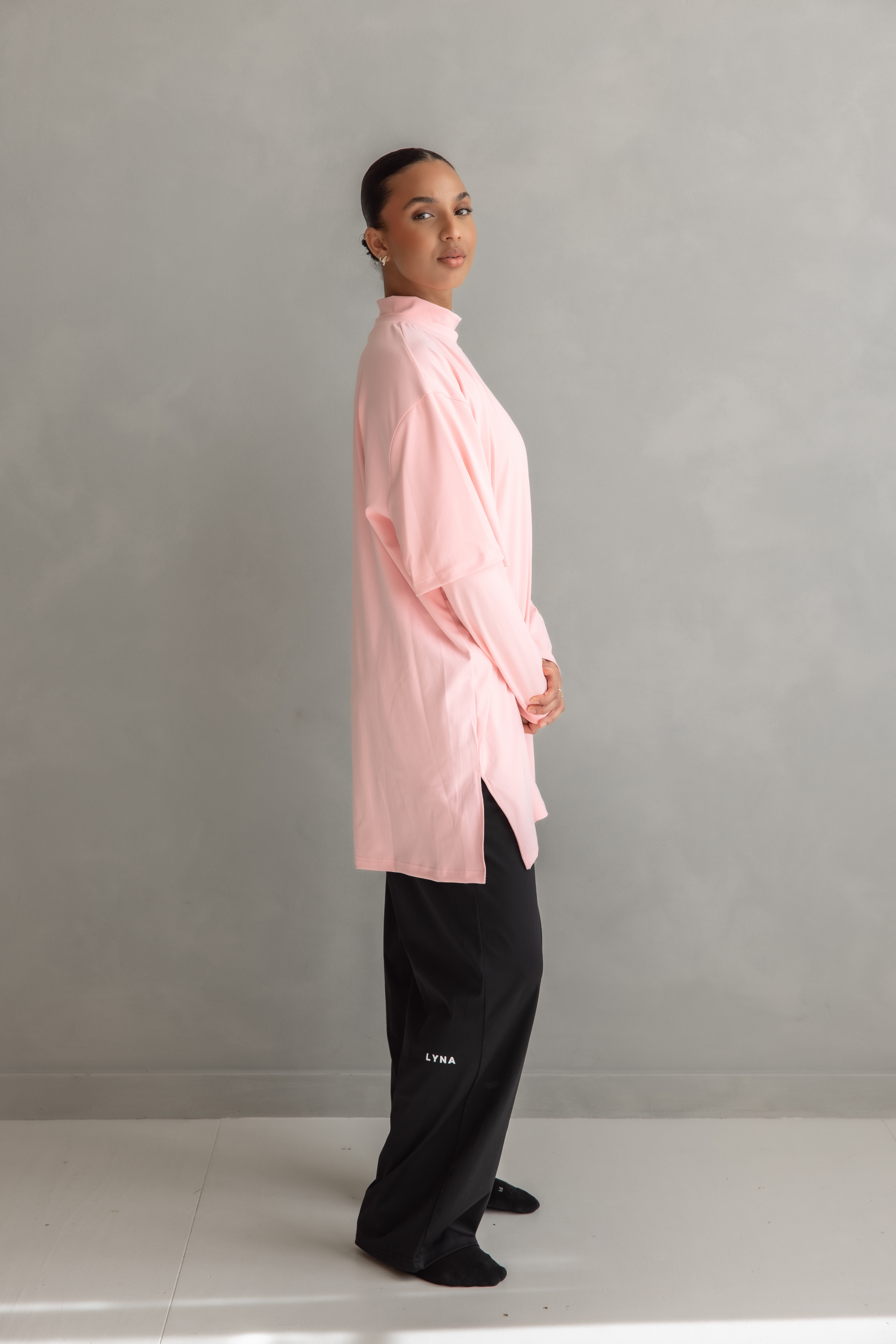 LYNA Core Coverage Tee - Pink