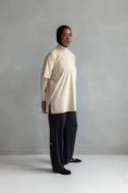 LYNA Core Coverage Tee - Beige