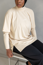 LYNA Core Coverage Tee - Beige
