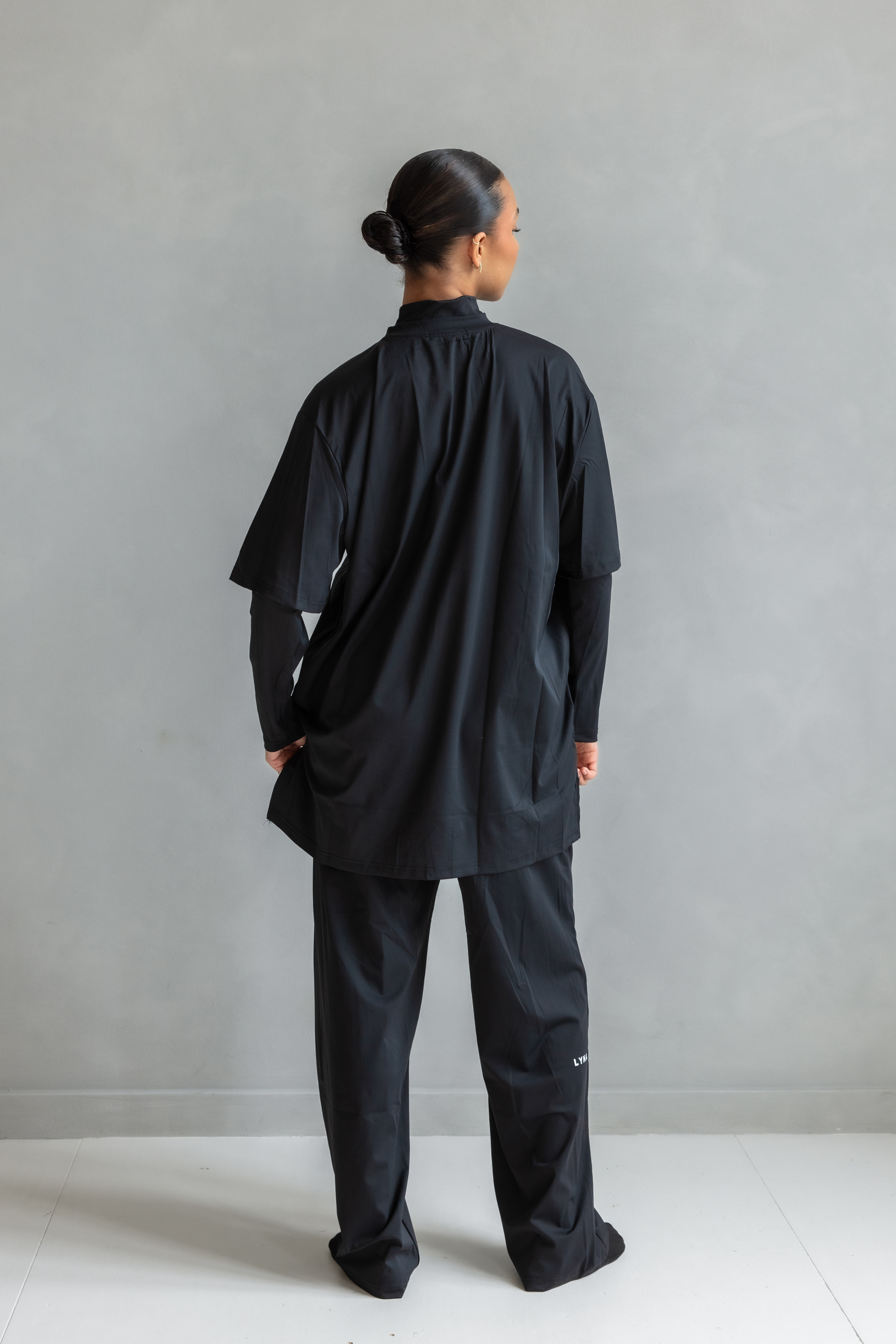 Full Set (Core Coverage Tee Black + Bottom)