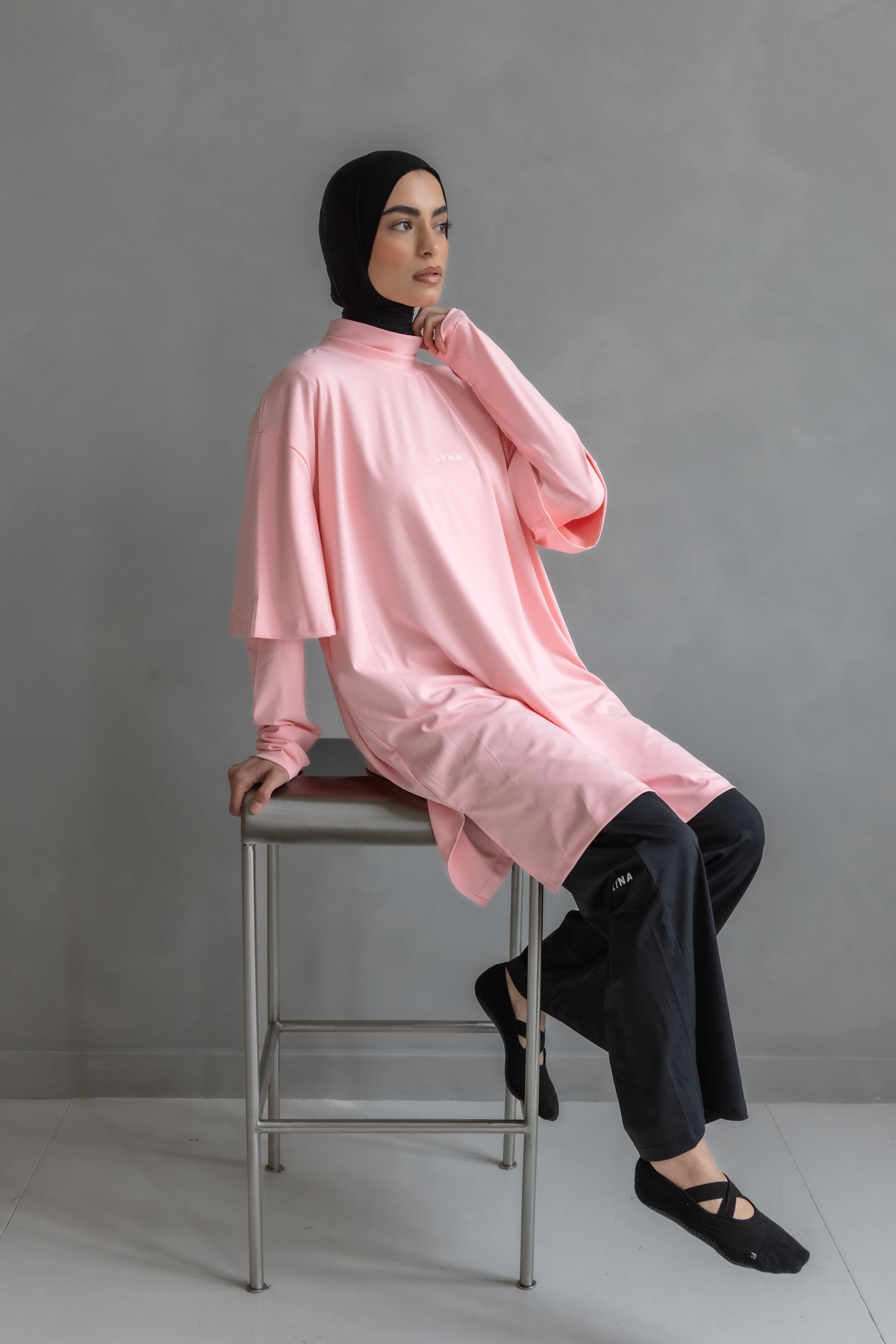 LYNA Core Coverage Tee - Pink