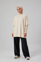 Full Set (Core Coverage Tee Beige + Bottom)
