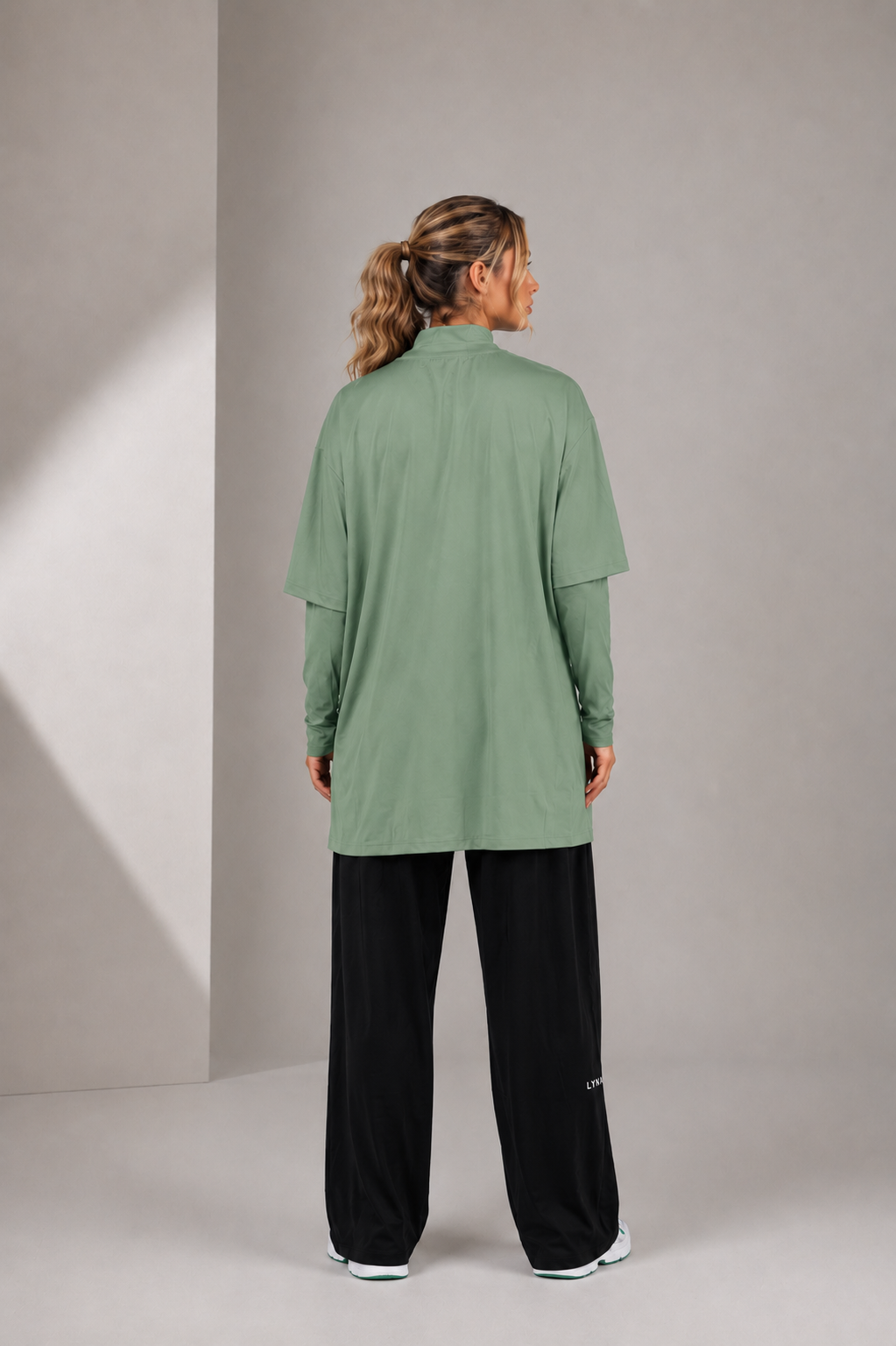 Full Set (Core Coverage Tee Matcha Green + Bottom)