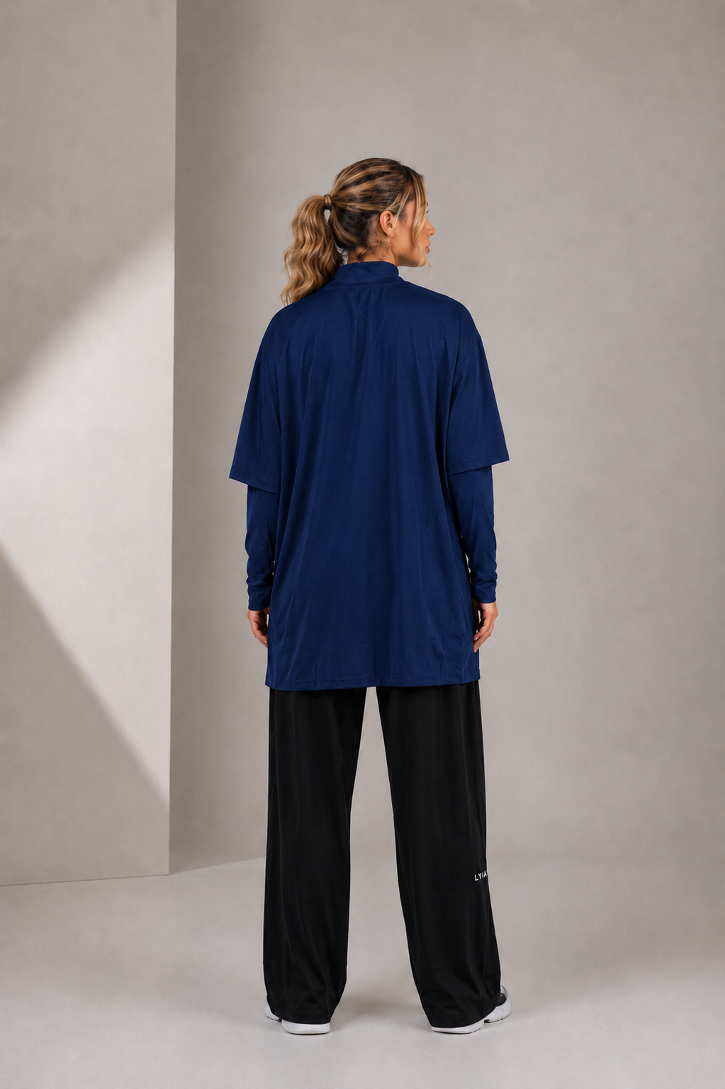 Full Set (Core Coverage Tee Navy blue + Bottom)