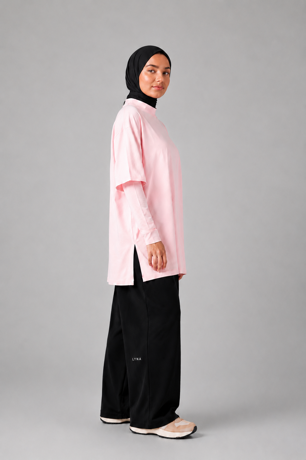 Full Set (Core Coverage Tee Pink + Bottom)