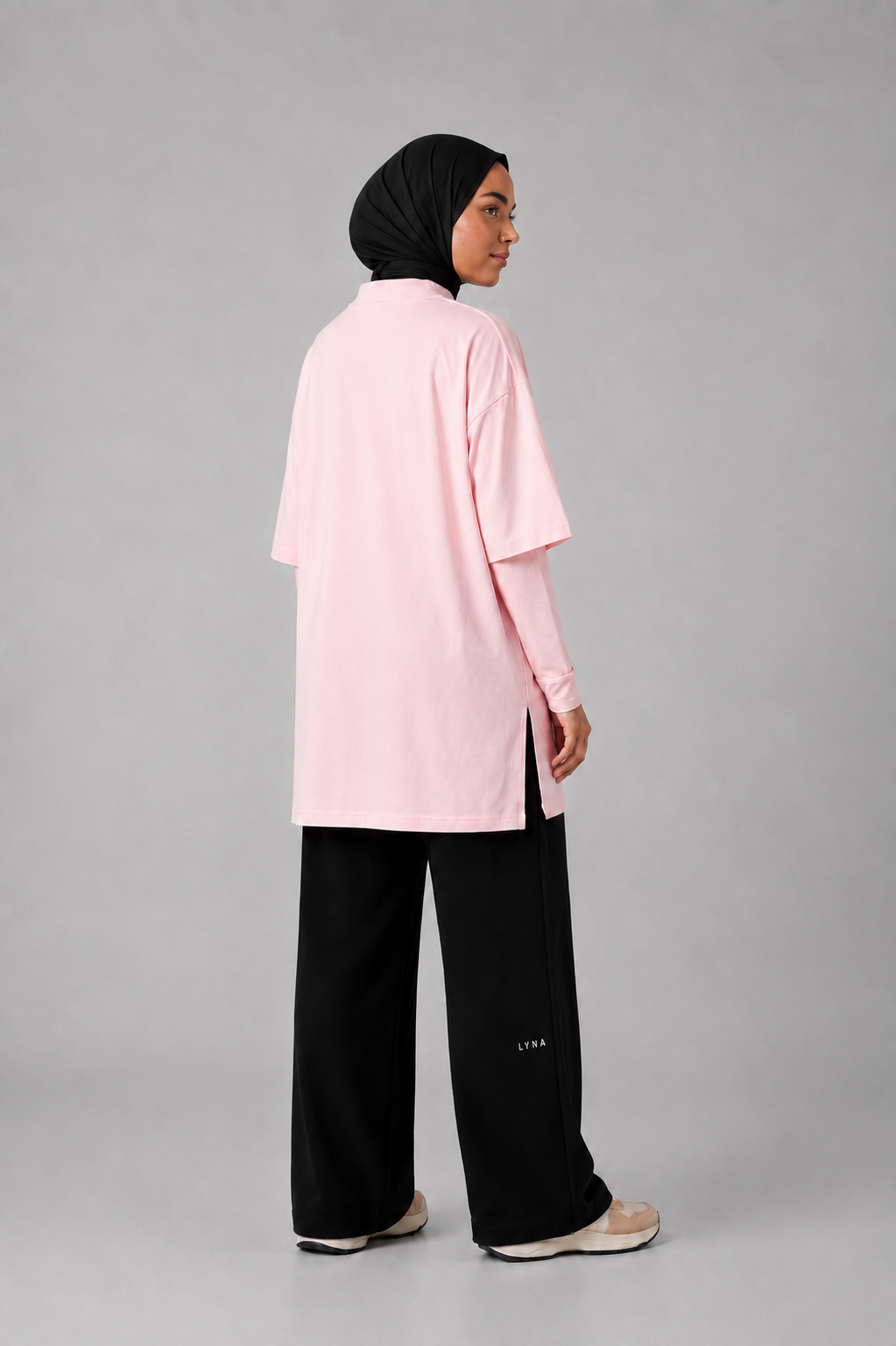 Full Set (Core Coverage Tee Pink + Bottom)