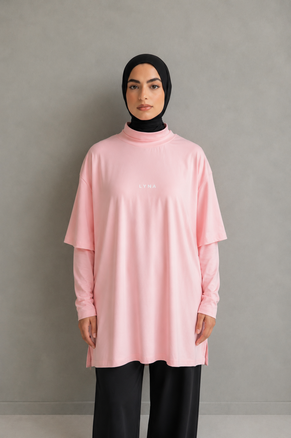 LYNA Core Coverage Tee - Pink