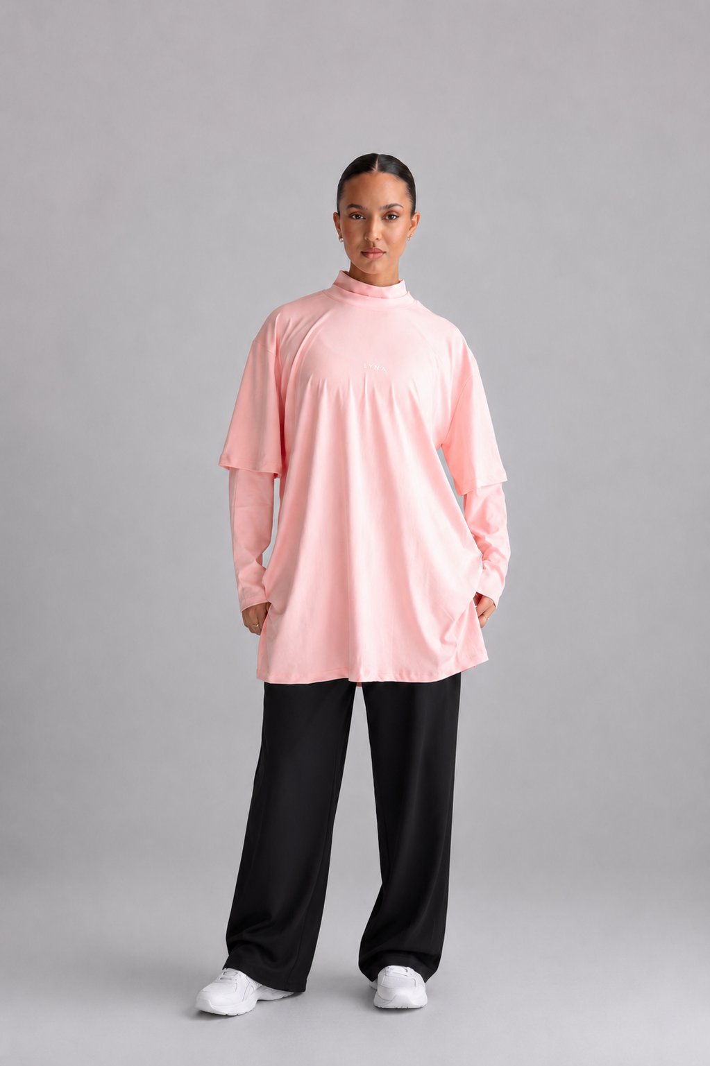Full Set (Core Coverage Tee Pink + Bottom)