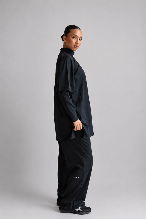 Full Set (Core Coverage Tee Black + Bottom)