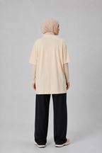 Full Set (Core Coverage Tee Beige + Bottom)