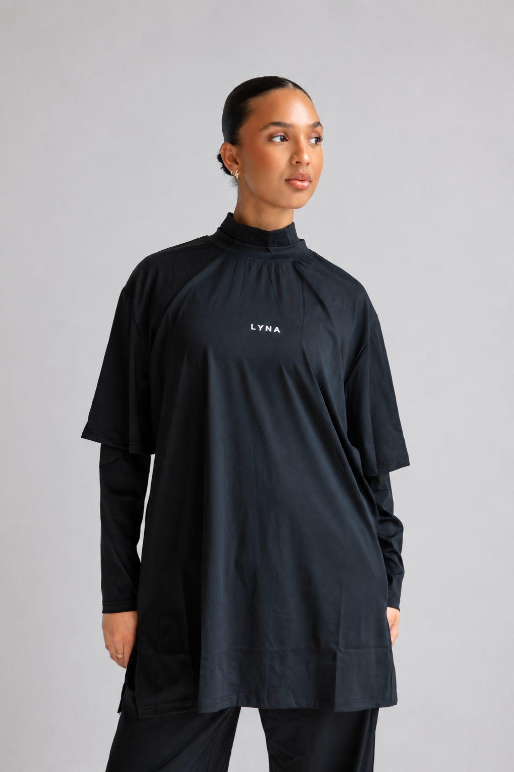 Full Set (Core Coverage Tee Black + Bottom)